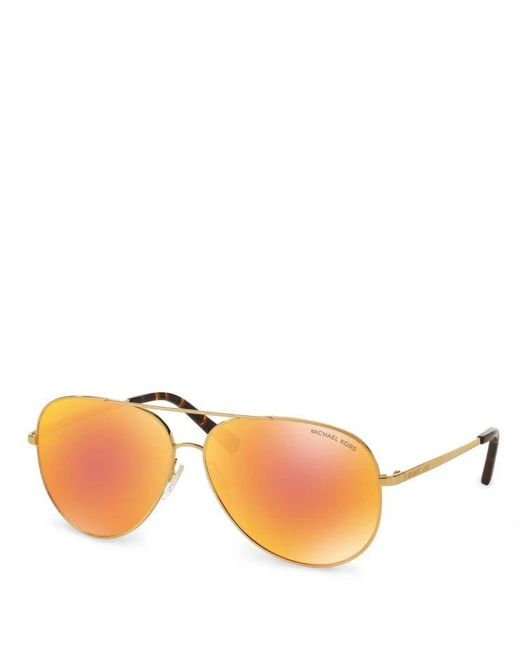 商品Michael Kors|Mirrored Aviator Sunglasses, 60mm,价格¥510,第2张图片详细描述