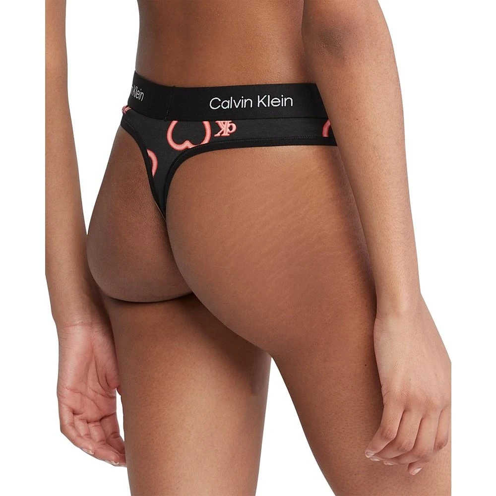 商品Calvin Klein|Women's 1996 Cotton Valentines Modern Thong Underwear QF7479,价格¥169,第2张图片详细描述