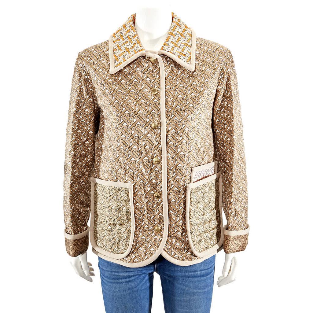 商品Burberry|Burberry Ladies TB Mono Quilted Jacket, Brand Size 4 (US Size 2),价格¥3903,第1张图片