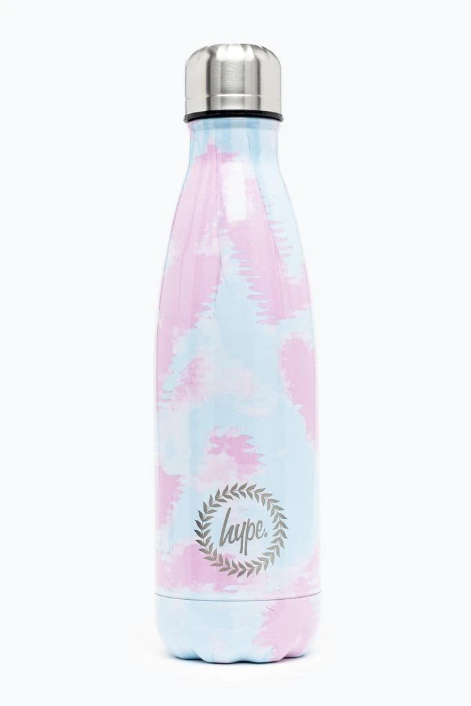商品HYPE ACCESSORIES|HYPE UNISEX SPLODGE TIE DYE BLUE AND LILAC CREST BOTTLE,价格¥168,第1张图片