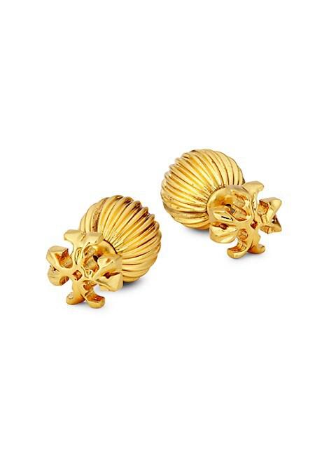 Roxanne 18K-Gold-Plated Double-Stud Earrings商品第1张图片规格展示