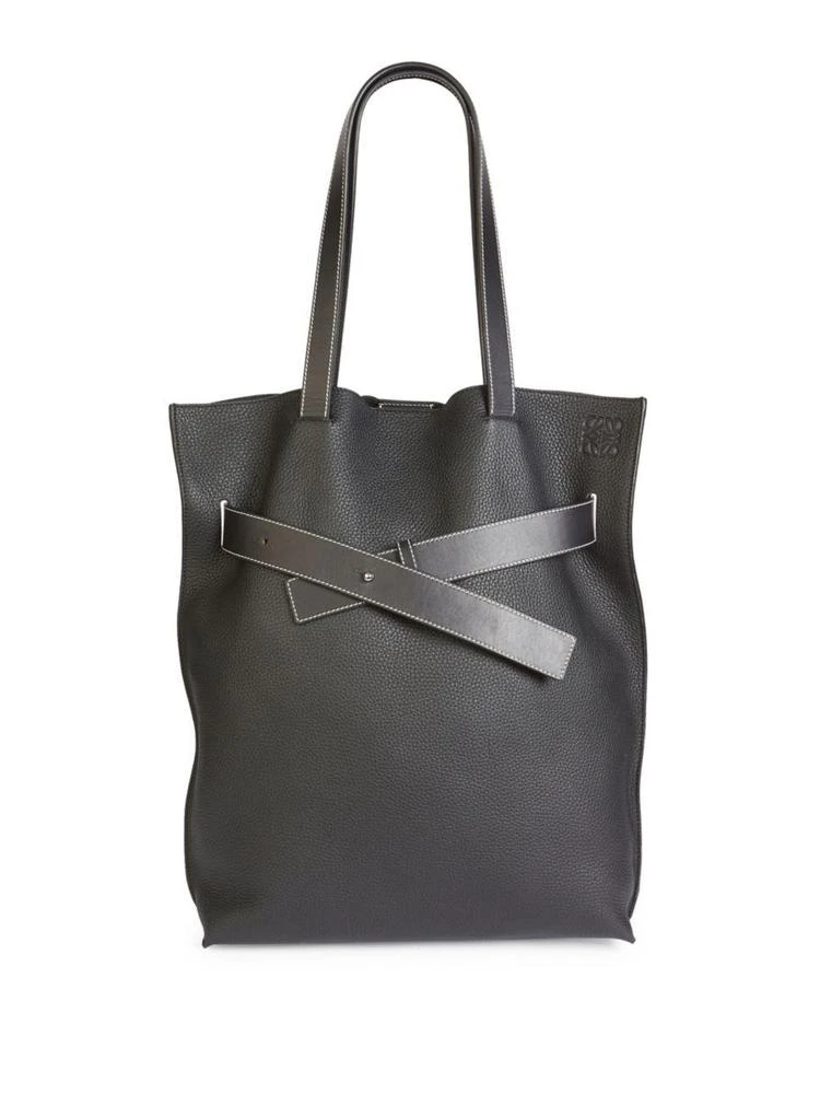 商品Loewe|Vertical Belt Grained Leather Tote,价格¥14330,第1张图片