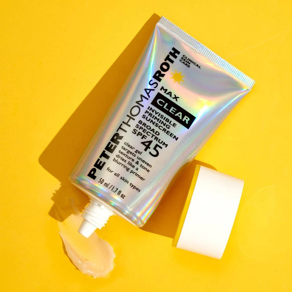 商品Peter Thomas Roth|Max Clear Invisible Priming Sunscreen Broad Spectrum SPF 45|50 ml / 1.7 fl oz,价格¥289,第5张图片详细描述