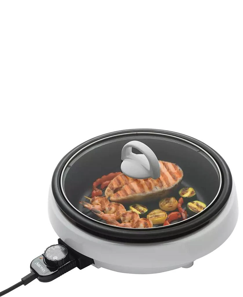 商品Aroma|ASP-137 3-Qt. 3-in-1 Grillet, White,价格¥361,第3张图片详细描述