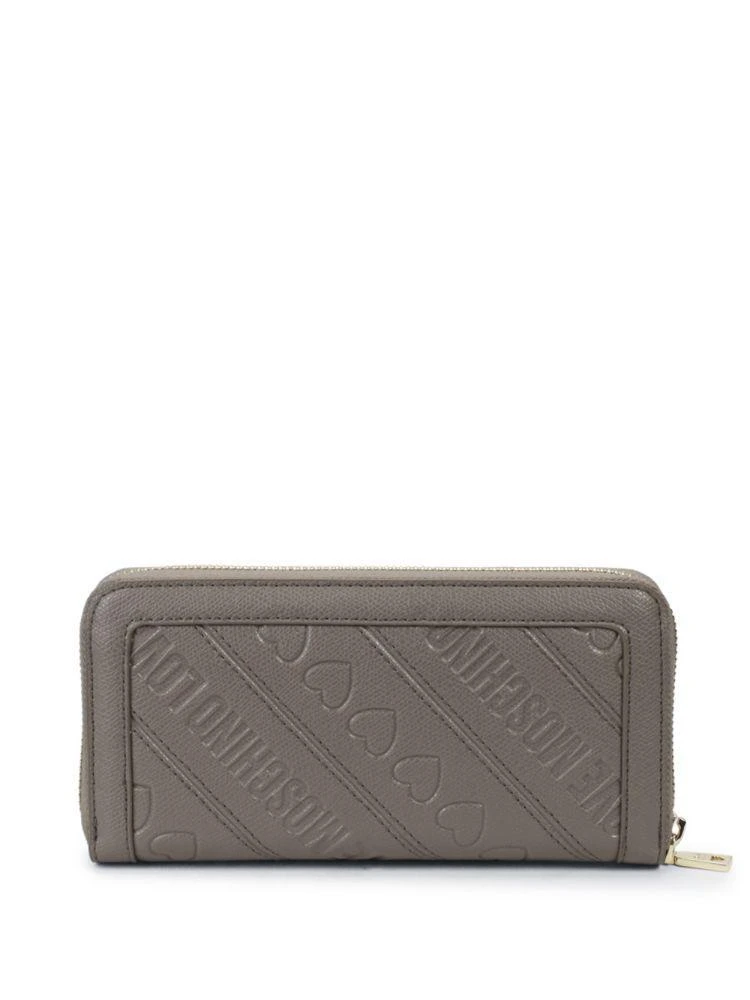 商品Moschino|Zip-Around Faux Leather Wallet,价格¥433,第3张图片详细描述