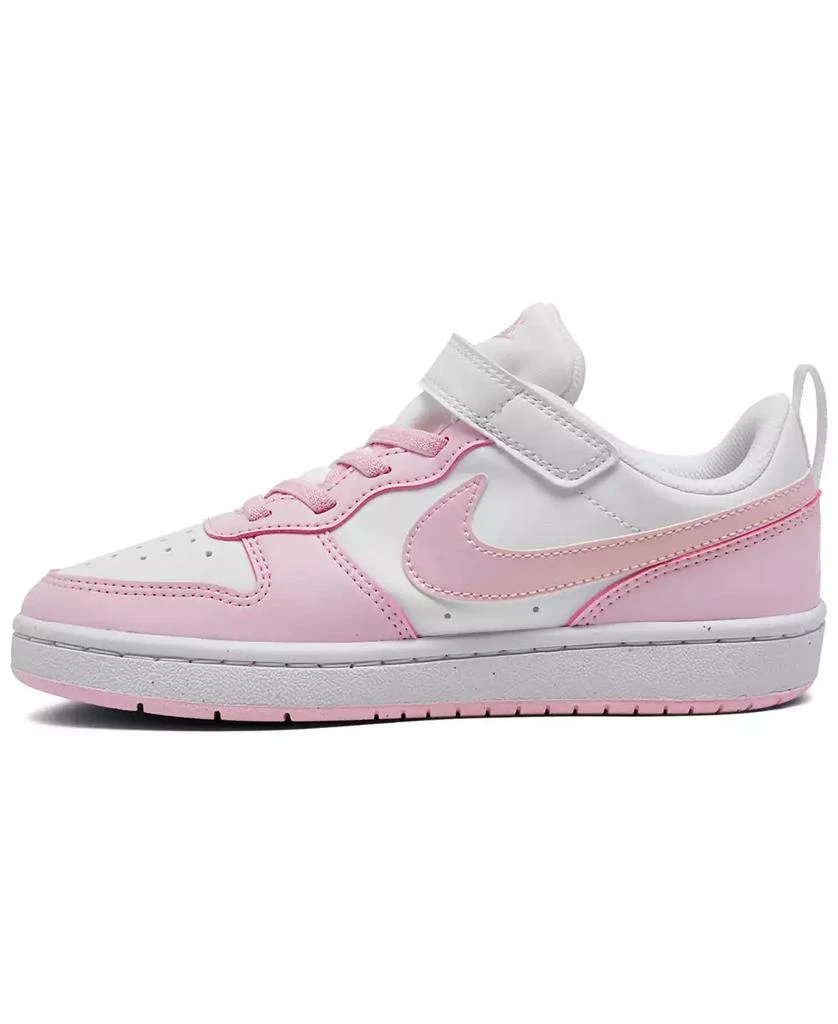 Little Girls Court Borough Low Recraft Adjustable Strap Casual Sneakers from Finish Line 商品