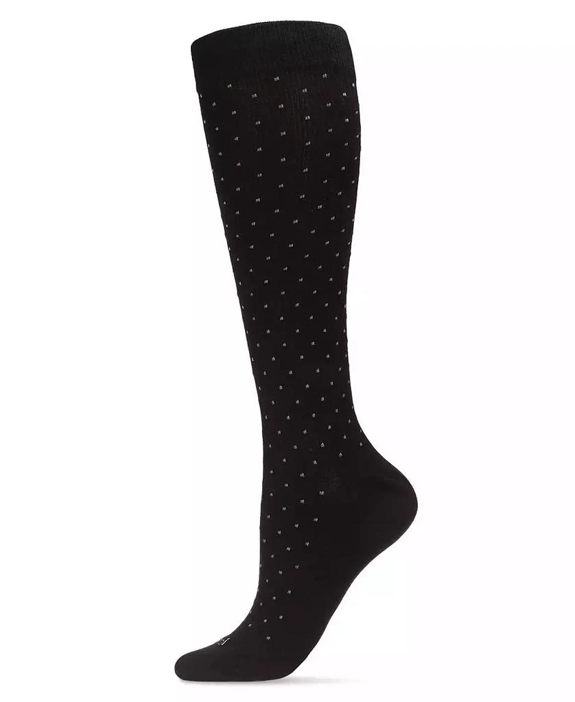 商品Memoi|Men's Swiss Dot Cotton Compression Socks,价格¥135,第1张图片