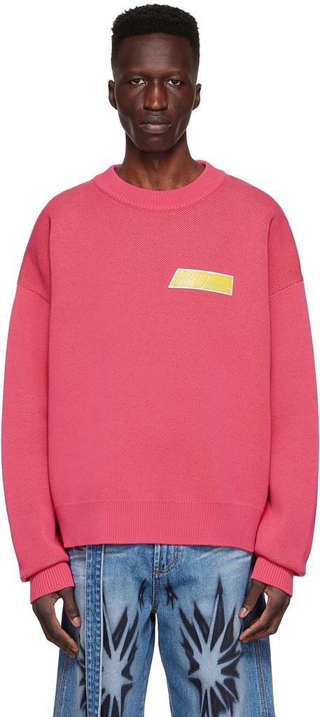 Pink Cotton Sweater商品第1张图片规格展示