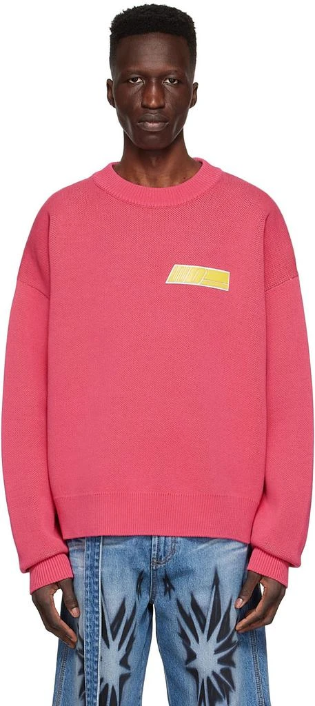 商品We11done|Pink Cotton Sweater,价格¥1475,第1张图片