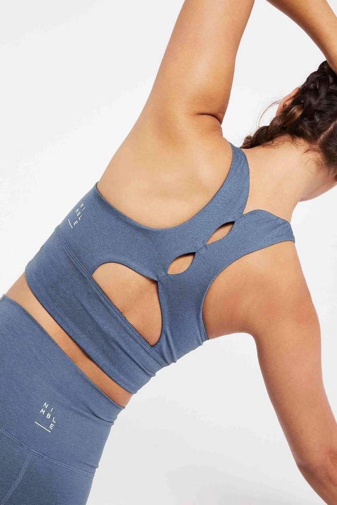商品Nimble|Back In Action Bra - Sea Blue,价格¥622,第4张图片详细描述