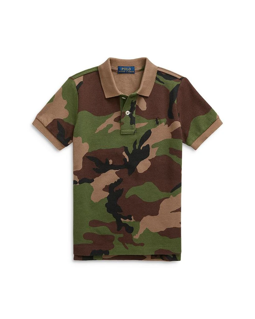 商品Ralph Lauren|Boys' Classic Mesh Cami Polo Shirt - Little Kid, Big Kid,价格¥155,第1张图片详细描述