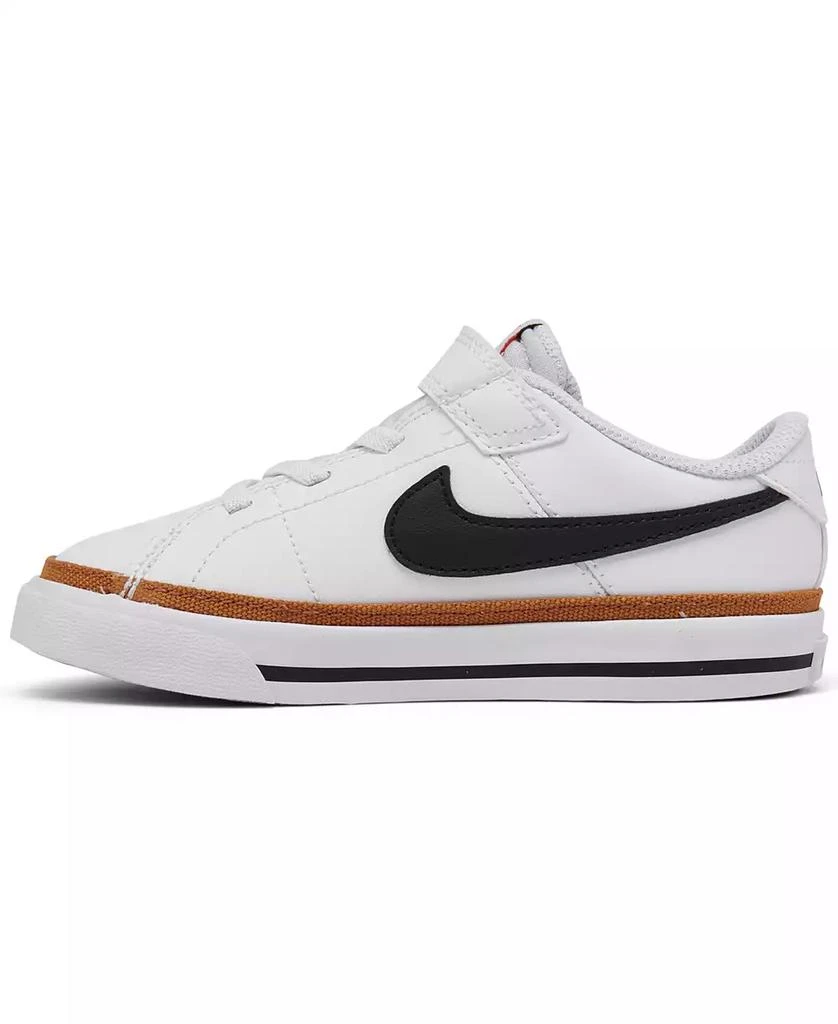 商品NIKE|Toddler Kids Court Legacy Adjustable Strap Closure Casual Sneakers from Finish Line,价格¥334,第3张图片详细描述