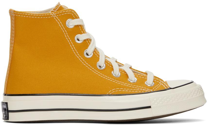 商品Converse|Yellow Chuck 70 High Sneakers,价格¥408,第1张图片