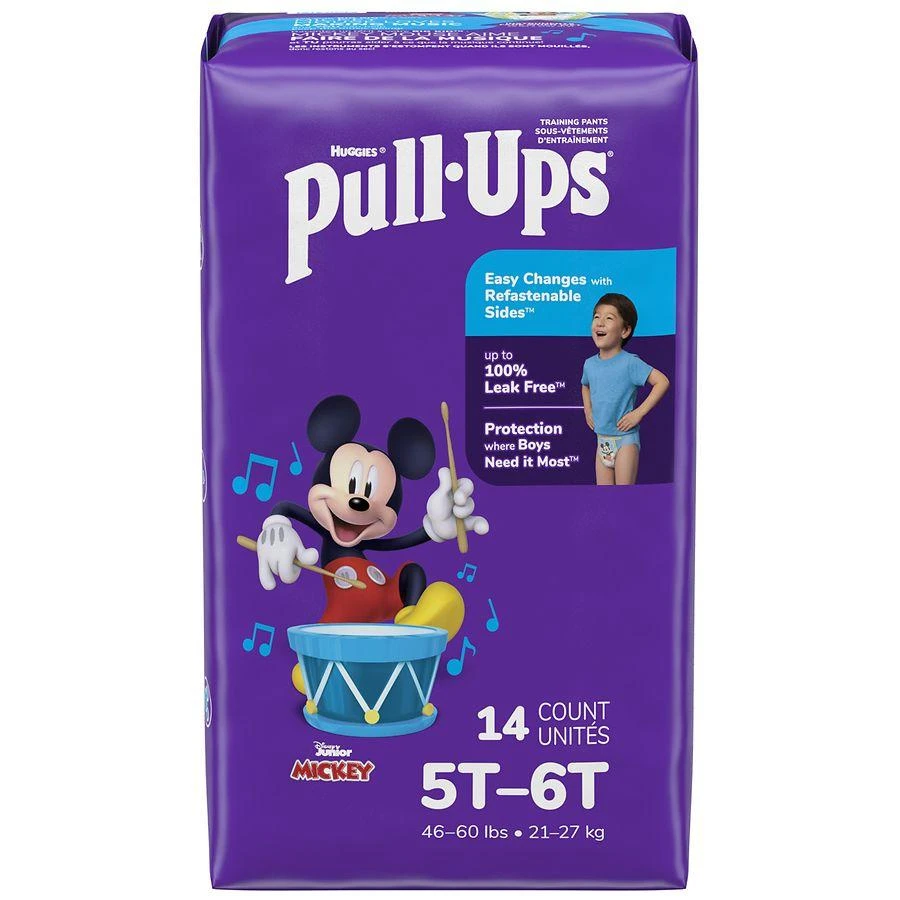 商品Huggies Pull-Ups|Boys' Potty Training Pants Size Toddler 5-6,价格¥79,第3张图片详细描述