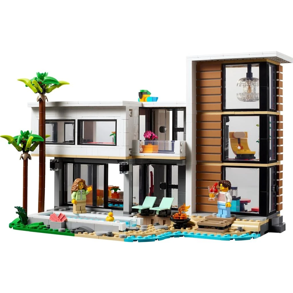 商品LEGO|LEGO Creator 3in1 Modern House Building Set for Kids 31153,价格¥986,第2张图片详细描述