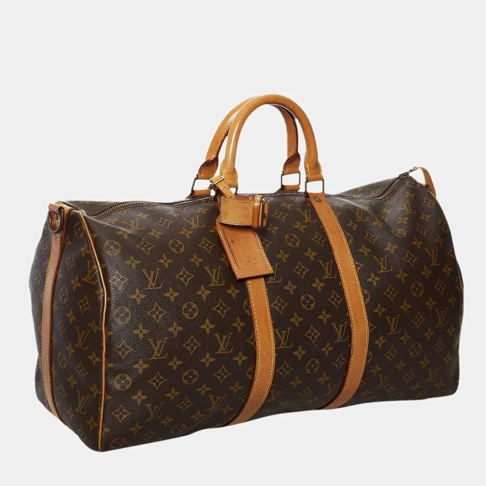 商品[二手商品] Louis Vuitton|Louis Vuitton Brown Monogram Keepall Bandouliere 50,价格¥8815,第2张图片详细描述