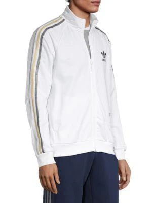 商品Adidas|Chile20 Logo Recycled Polyester Track Jacket,价格¥197,第3张图片详细描述