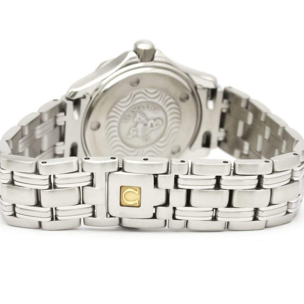 商品[二手商品] Omega|Omega Silver Stainless Steel Seamaster Professional 300M Quartz 2583.20 Women's Wristwatch 28 MM,价格¥8246,第6张图片详细描述
