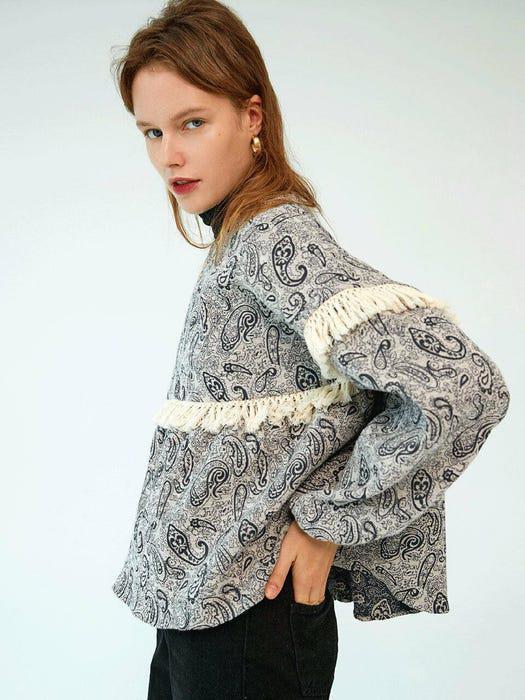 商品OUI MAIS NON|Skyler Paisly blouse,价格¥969,第5张图片详细描述