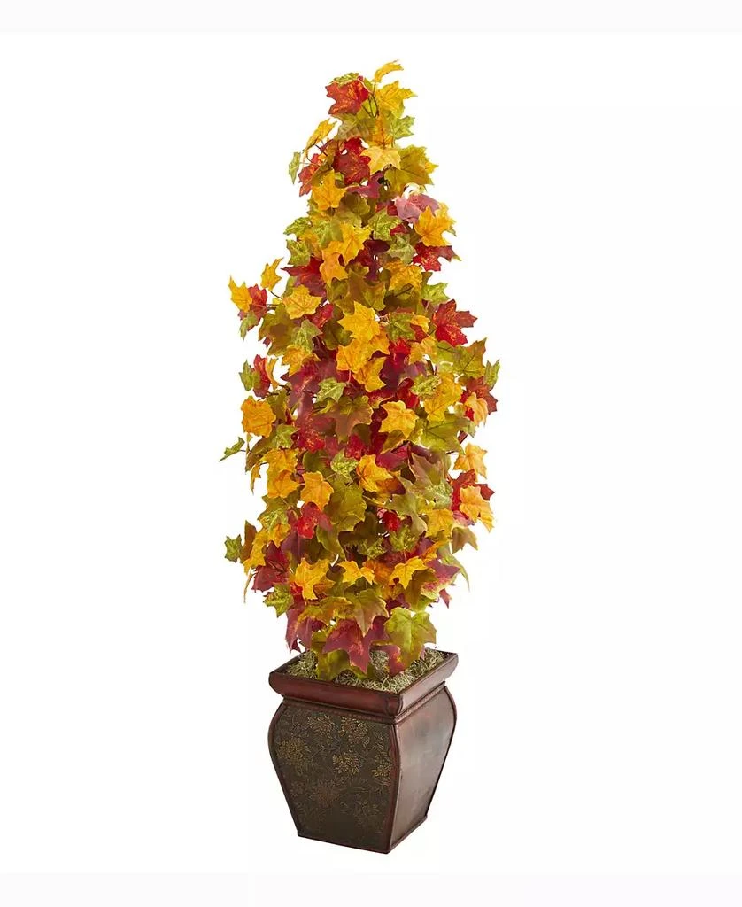 商品NEARLY NATURAL|40in. Autumn Maple Artificial Tree in Decorative Planter,价格¥1130,第1张图片