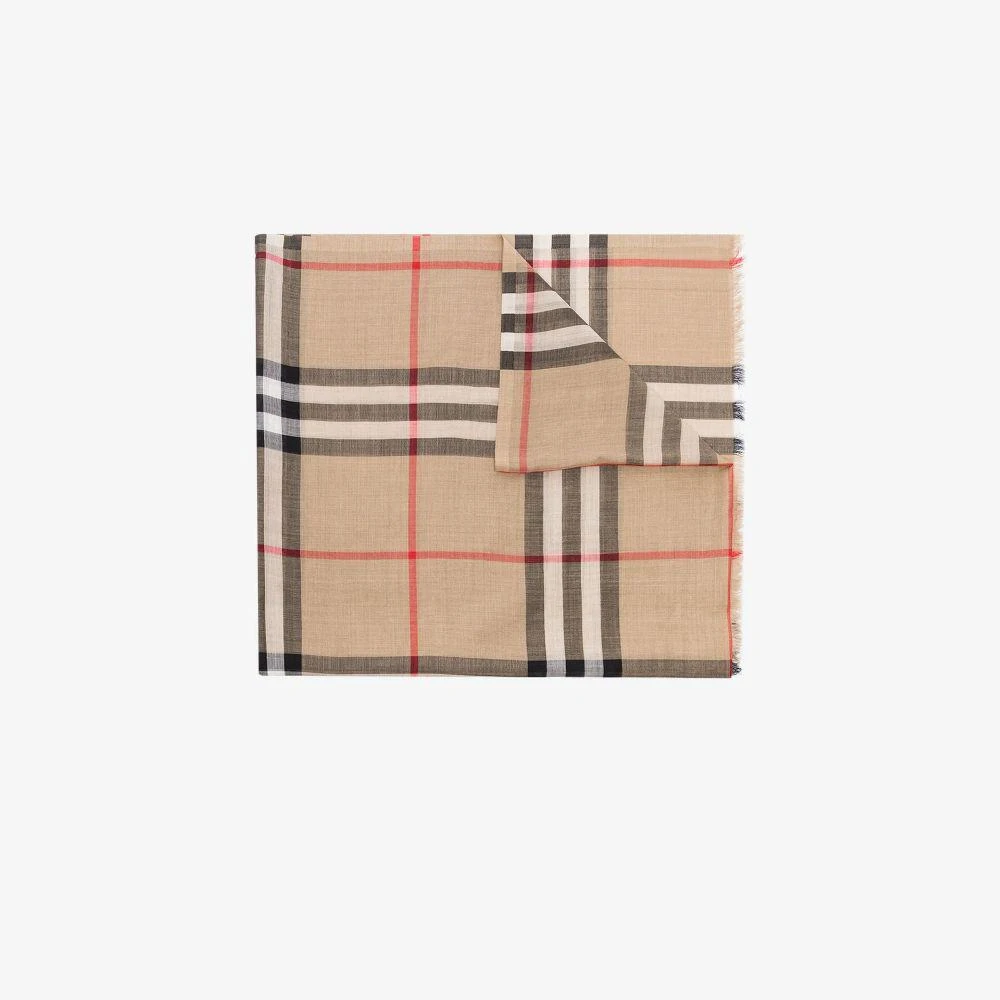 商品Burberry|BURBERRY - Giant Check Wool Scarf,价格¥2585,第4张图片详细描述