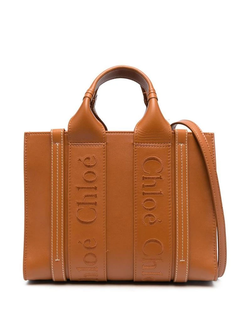 商品Chloé|CHLOÃ - Woody Leather Tote Bag,价格¥10187,第1张图片