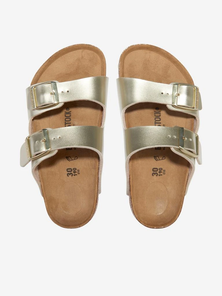 商品Birkenstock|Girls Arizona Sandals in Gold,价格¥332,第4张图片详细描述