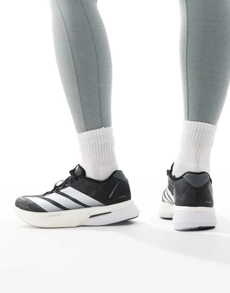 商品Adidas|adidas performance Adizero boston 13 eqt shoes in core black / cloud white / gre,价格¥1455,第5张图片详细描述