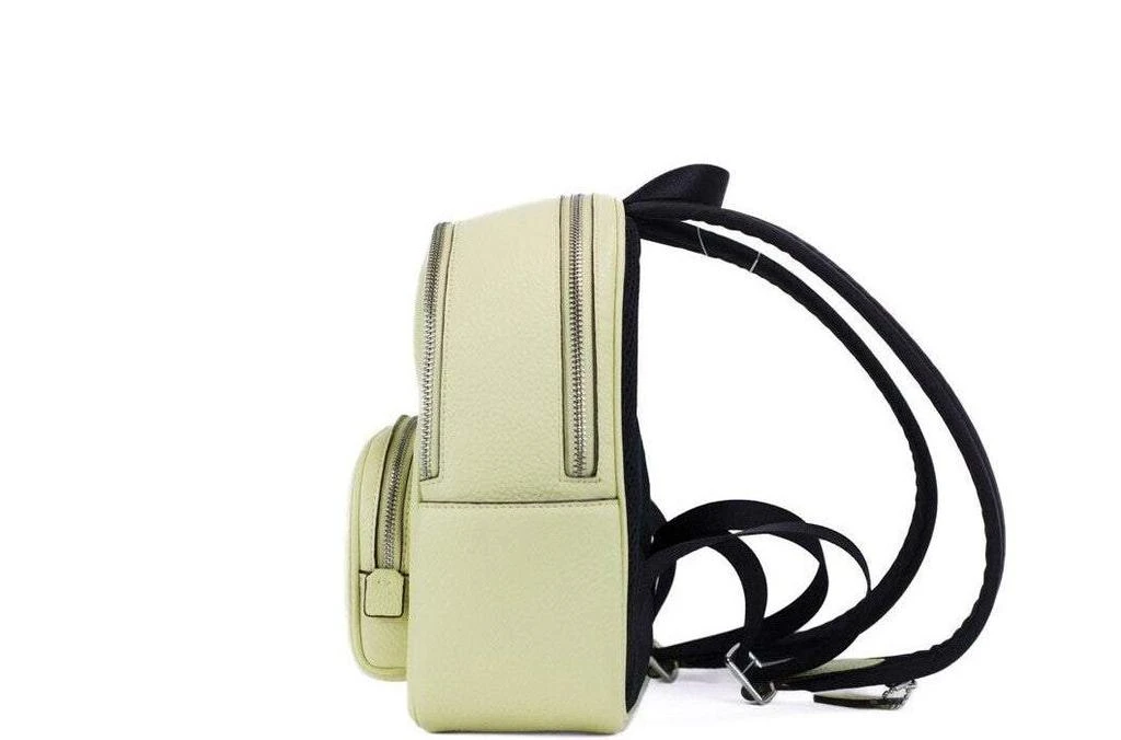 商品Coach|COACH Mini Court Pale Lime Pebbled Leather Shoulder Backpack Bag,价格¥2125,第5张图片详细描述