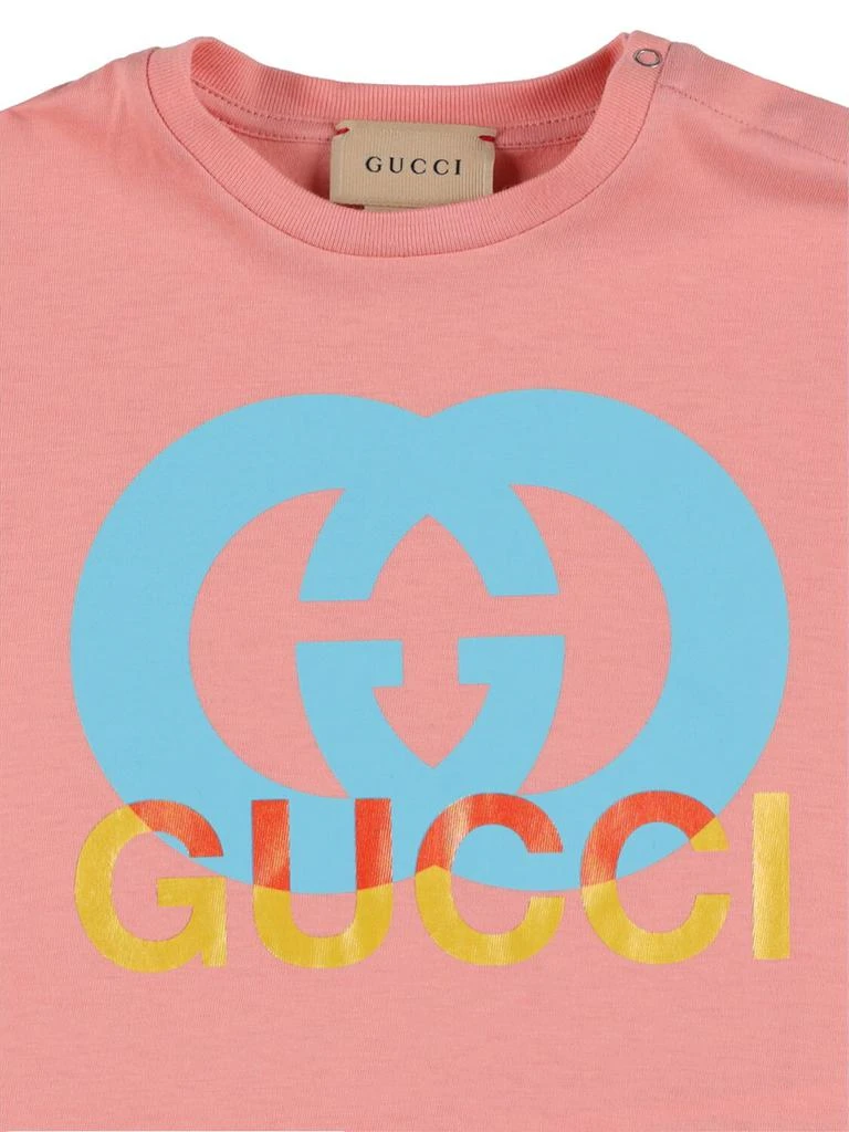 商品Gucci|Logo Printed Cotton T-shirt,价格¥1617,第1张图片详细描述