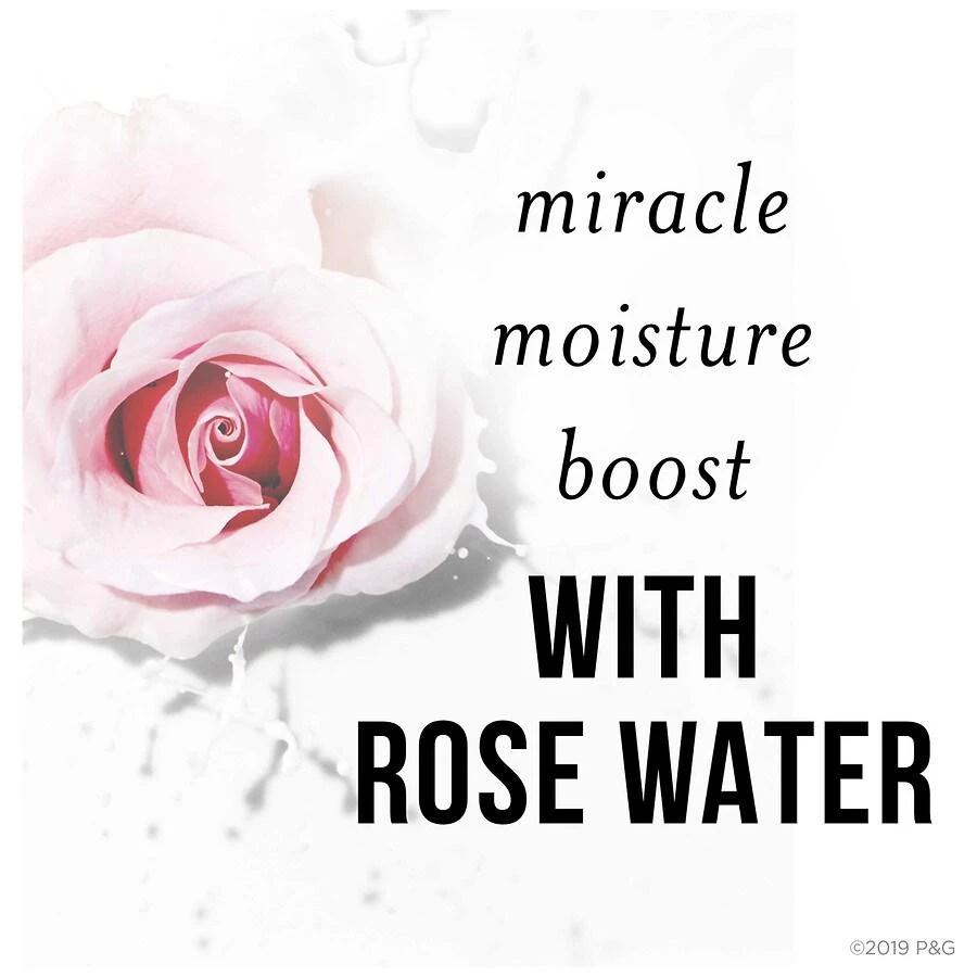 Pantene Nutrient Blends Miracle Moisture Boost Rose Water Shampoo for Dry Hair, Sulfate Free 5