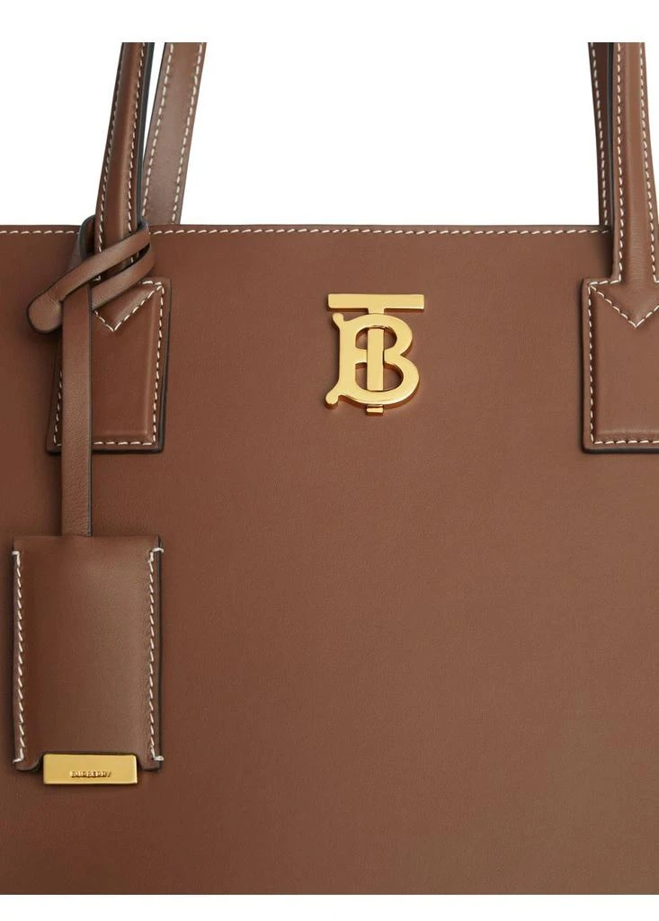 商品Burberry|Monogram motif leather medium tote,价格¥14278,第2张图片详细描述