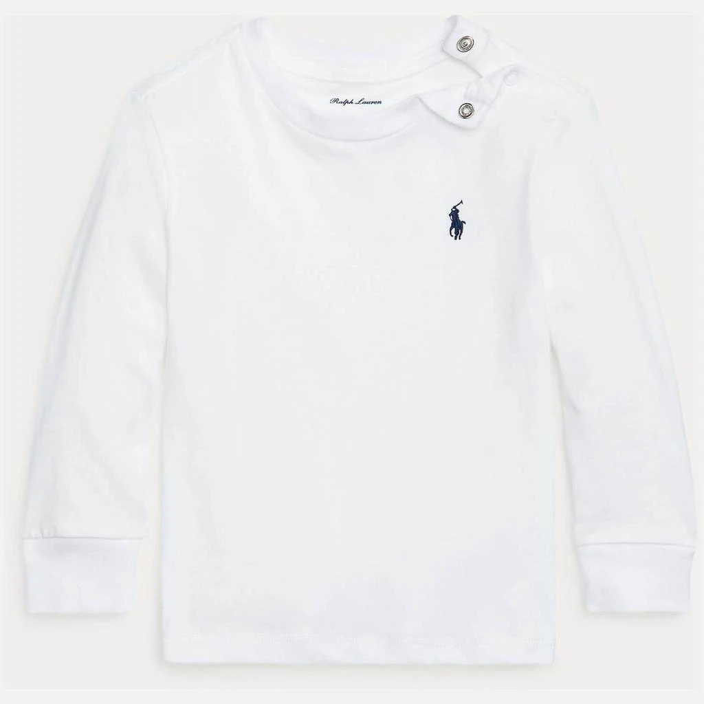 商品Ralph Lauren|Polo Ralph Lauren Baby's Long Sleeve Cotton-Jersey T-Shirt,价格¥213,第1张图片