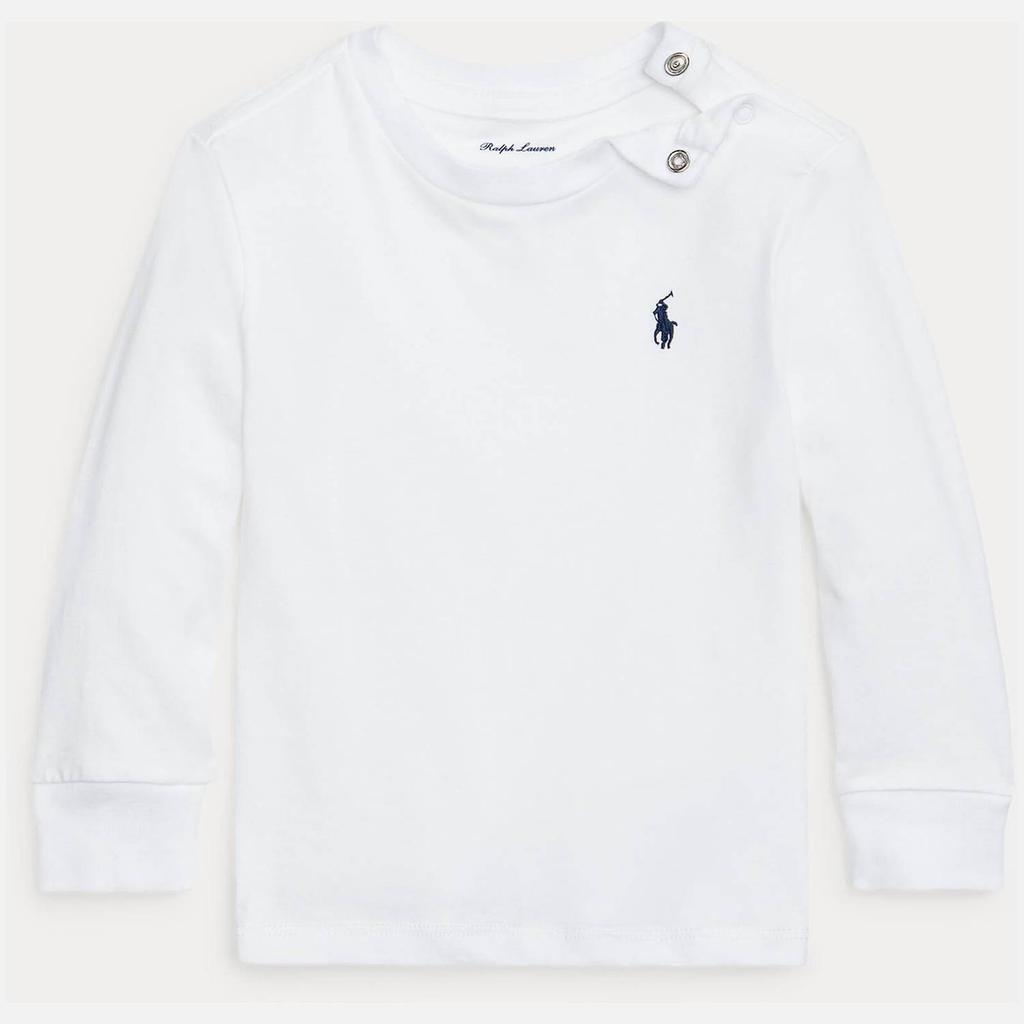 商品Ralph Lauren|Polo Ralph Lauren Baby's Long Sleeve Cotton-Jersey T-Shirt,价格¥280,第1张图片