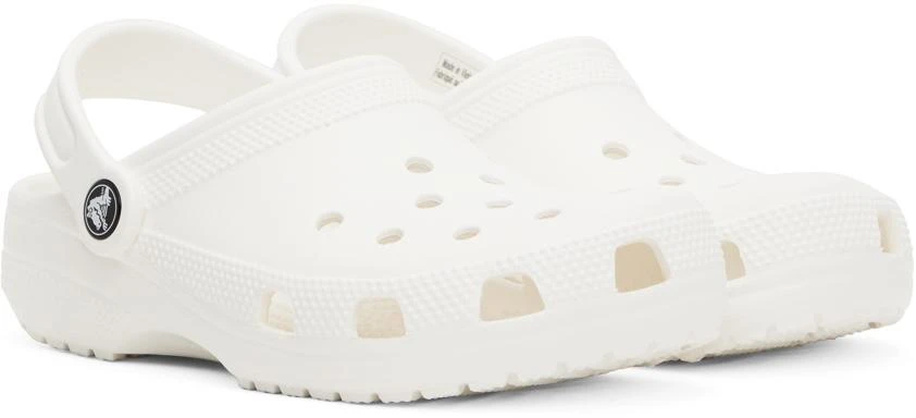 商品Crocs|White Classic Clog,价格¥161,第4张图片详细描述