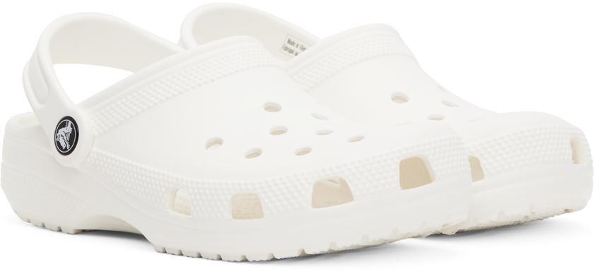 商品Crocs|White Classic Clog,价格¥213,第6张图片详细描述