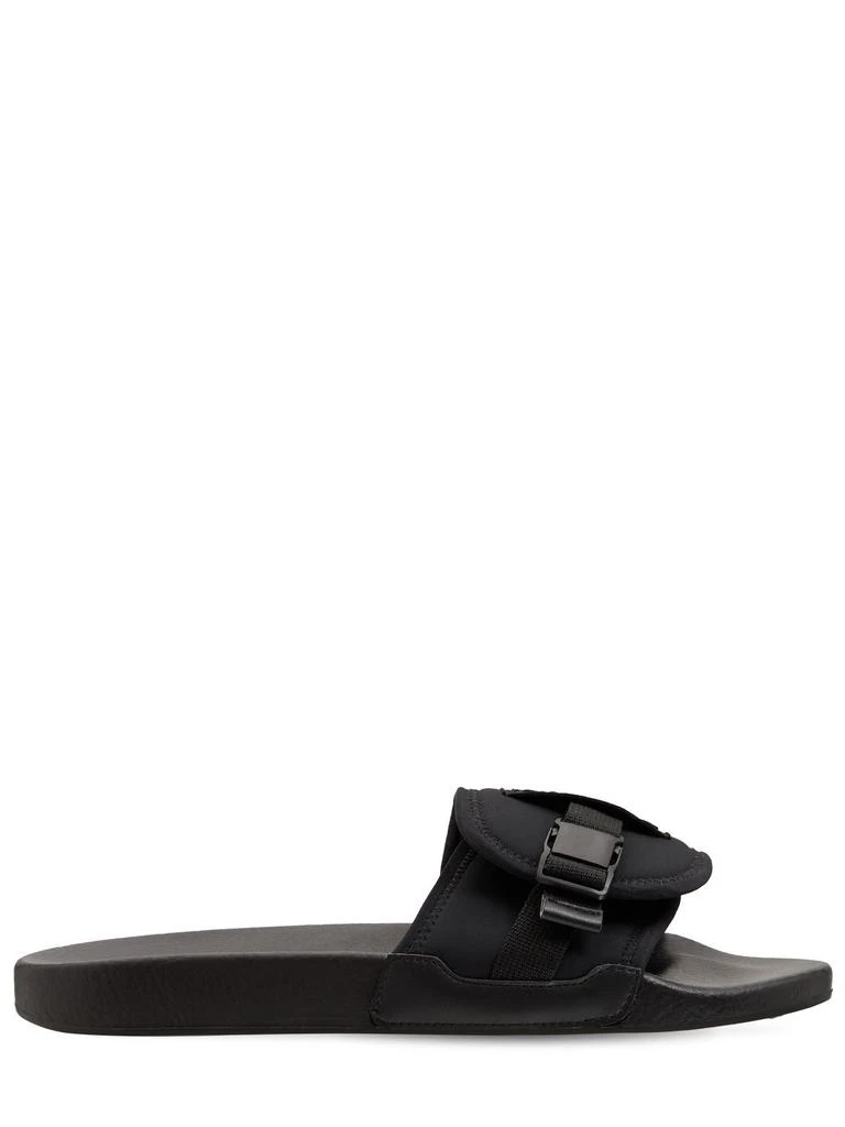 商品Alexander McQueen|Icon Zero Buckle Slide Sandals,价格¥573,第1张图片