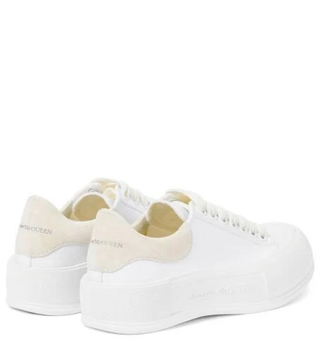 商品Alexander McQueen|Deck Plimsoll canvas sneakers,价格¥3817,第3张图片详细描述