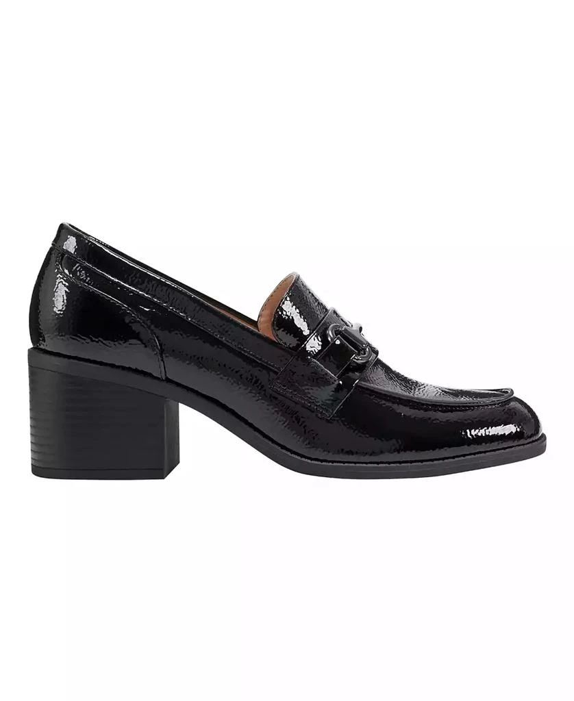 商品Bandolino|Women's Mayble Block Heel Hardware Detail Loafers,价格¥322,第2张图片详细描述