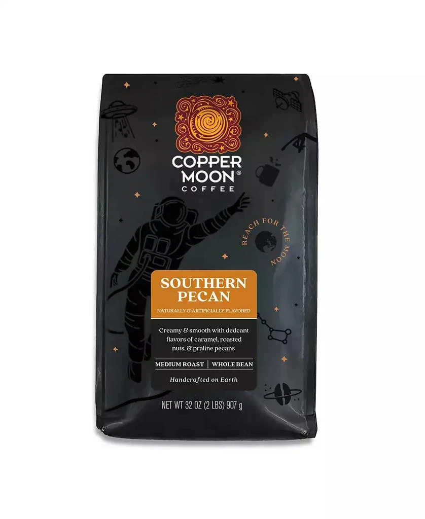 商品Copper Moon Coffee|Whole Bean Coffee, Southern Pecan Blend, 2 lbs,价格¥188,第1张图片