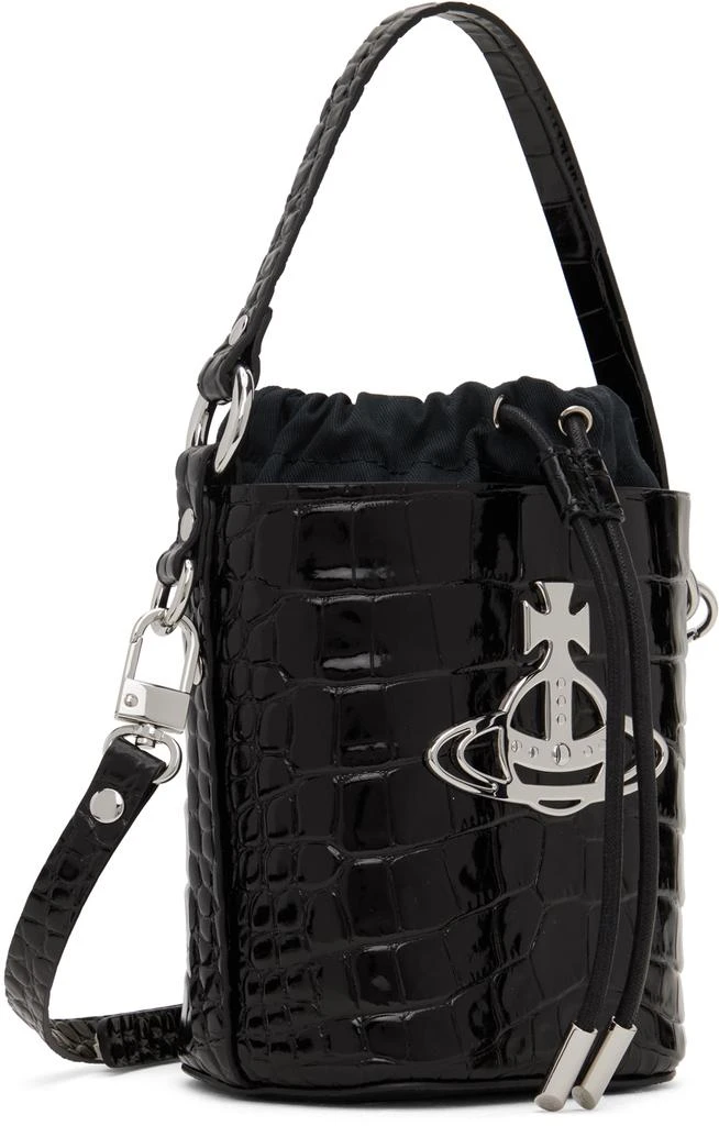 商品Vivienne Westwood|Black Daisy Drawstring Bucket Bag,价格¥4584,第2张图片详细描述