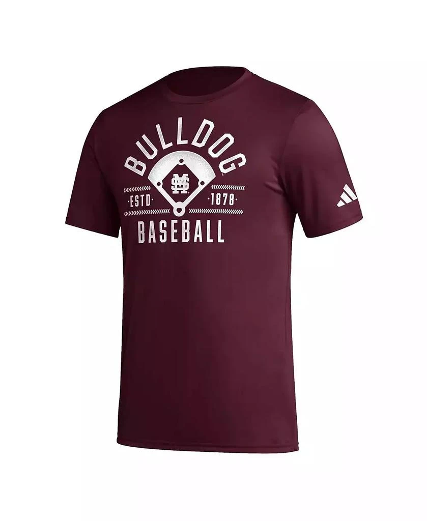 商品Adidas|Men's Maroon Mississippi State Bulldogs Exit Velocity Baseball Pregame AEROREADY T-Shirt,价格¥228,第3张图片详细描述