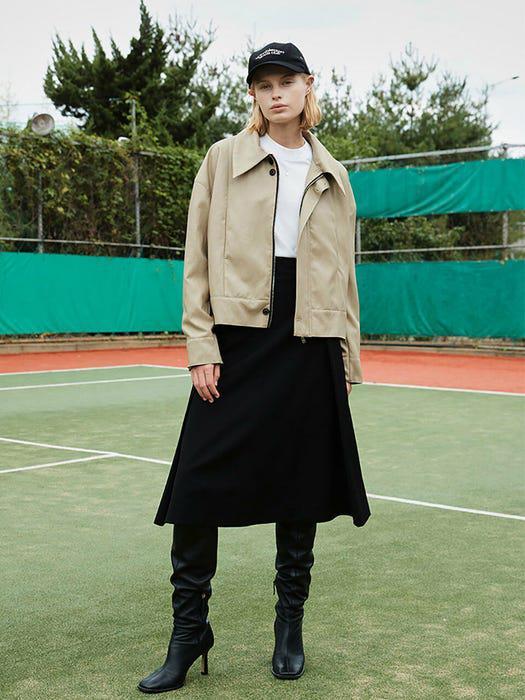 商品OUI MAIS NON|Poppy Side-button Wool Skirts,价格¥1006,第4张图片详细描述