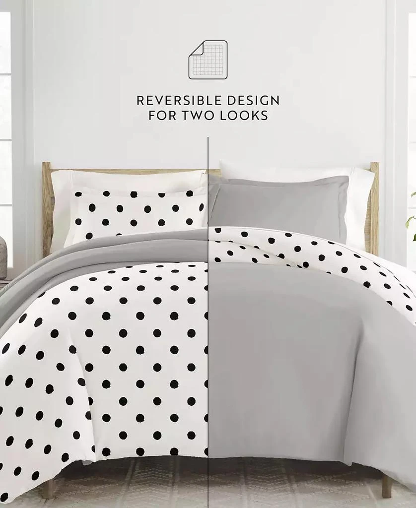 商品IENJOY HOME|Utra Soft Reversible 3-Pc. Duvet Cover Set,价格¥285,第2张图片详细描述