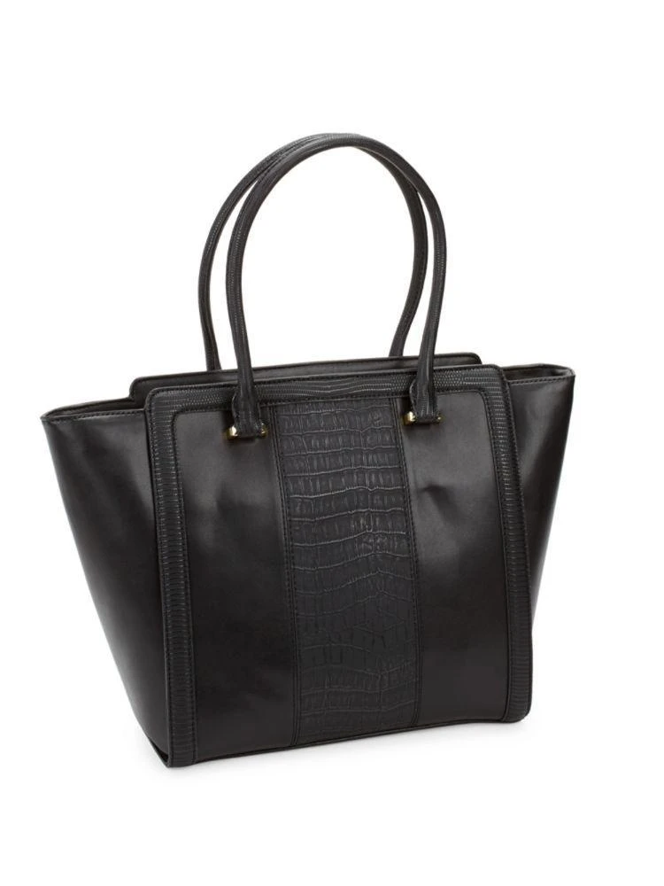 商品Moschino|Textured Faux Leather Tote,价格¥983,第4张图片详细描述