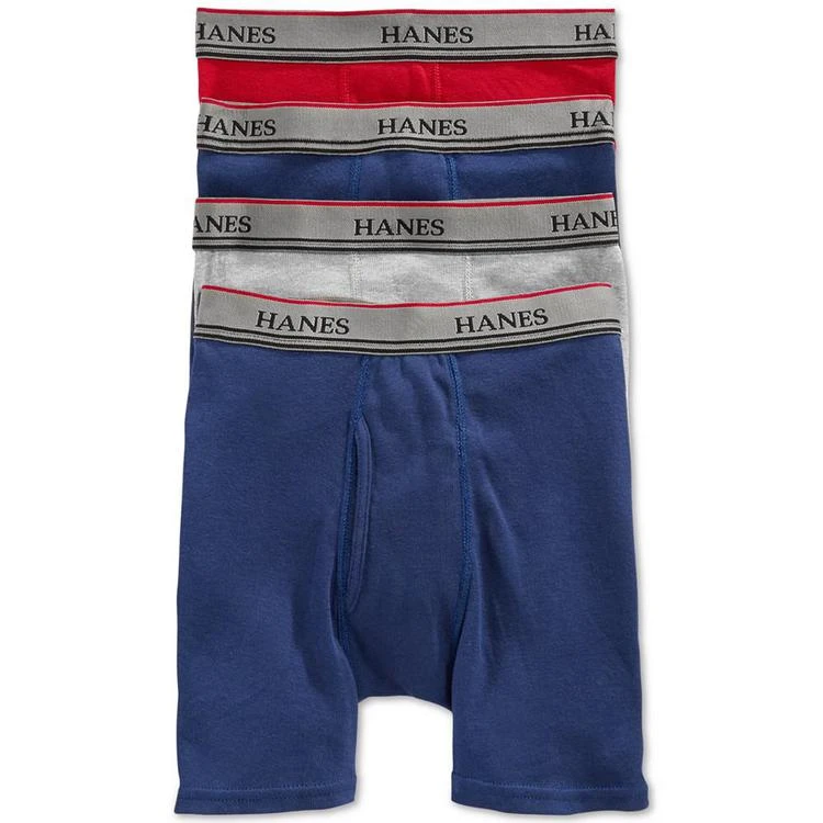 商品Hanes|Platinum Bonus 4-Pk. Boxer Briefs, Little Boys & Big Boys,价格¥113,第1张图片