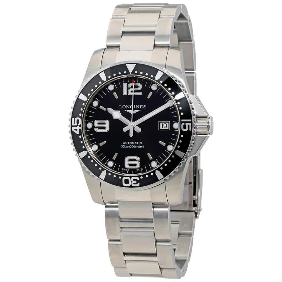 商品Longines|HydroConquest 41mm Automatic Black Dial Men's Watch L3.742.4.56.6,价格¥7087,第1张图片