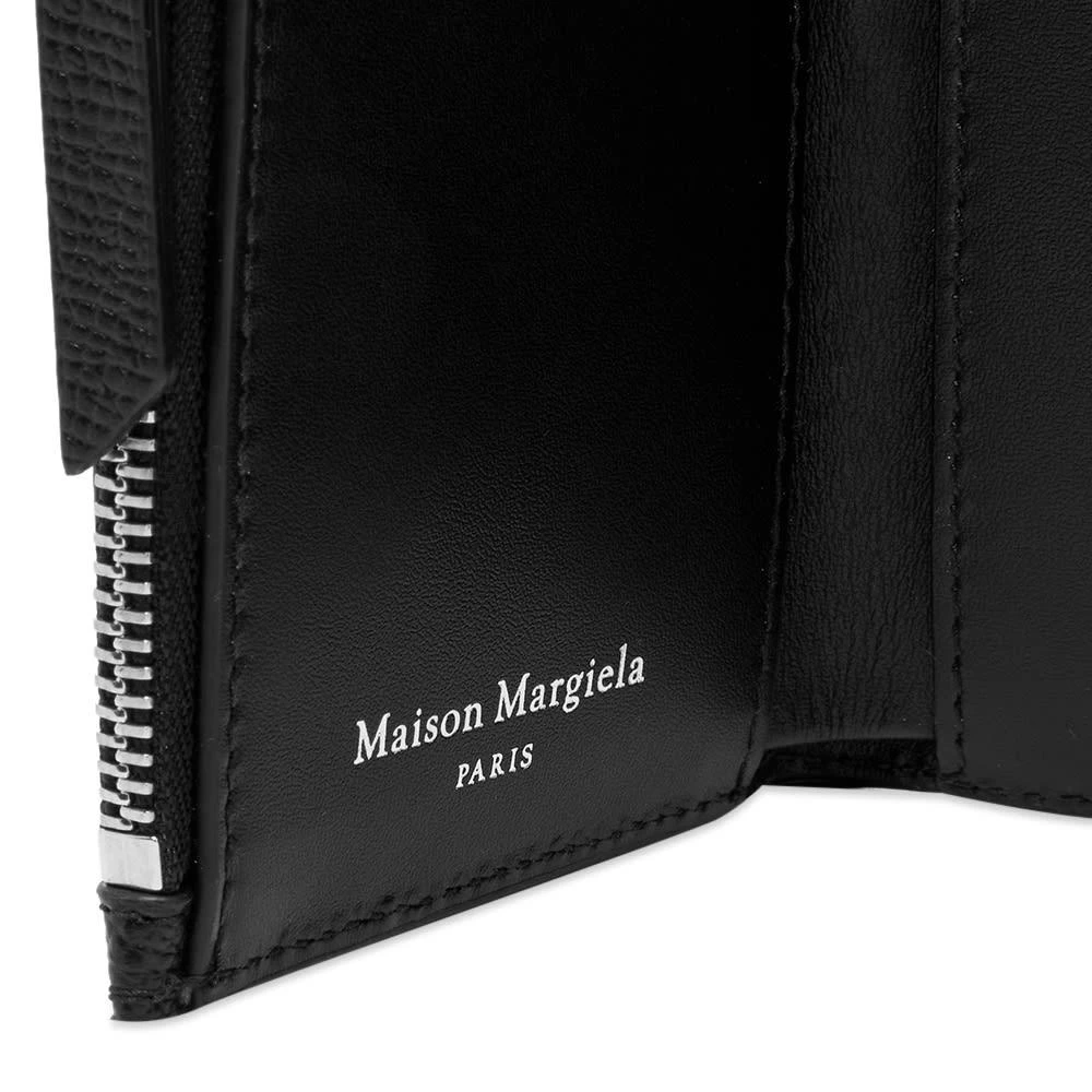 商品MAISON MARGIELA|Maison Margiela Zip Compact Tri Fold Leather Wallet,价格¥2071,第4张图片详细描述