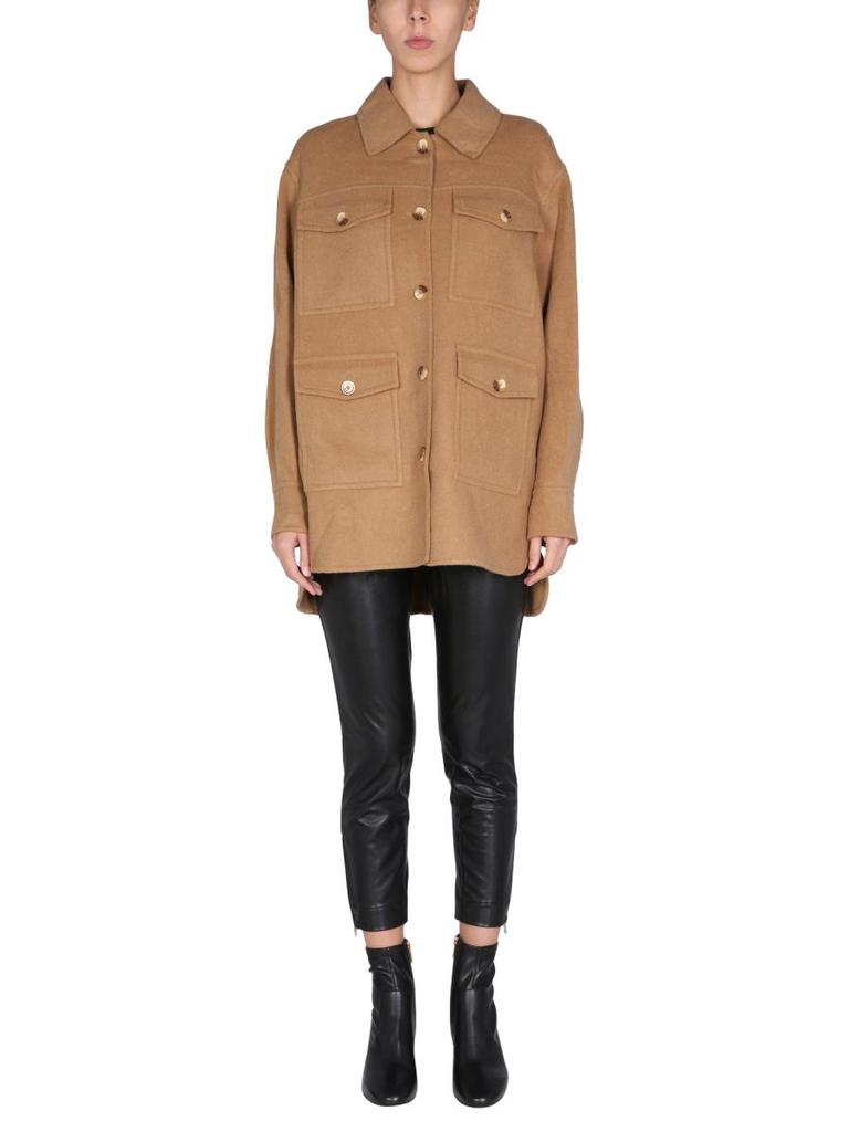 Michael Kors Womens Beige Outerwear Jacket商品第1张图片规格展示