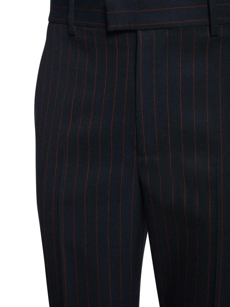 商品Bottega Veneta|Pinstripe Wool Slim Leg Pants,价格¥12546,第3张图片详细描述